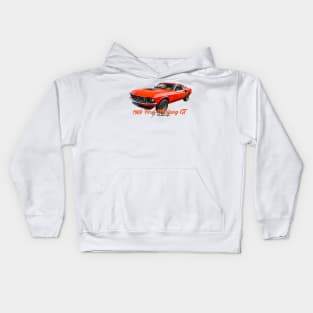 1969 Ford Mustang GT Fastback Kids Hoodie